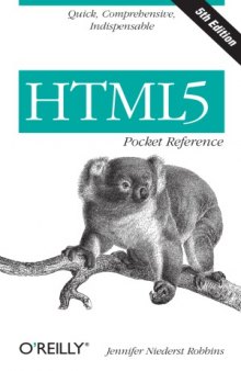 HTML5 Pocket Reference, Fifth Edition