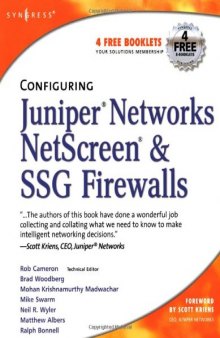 Configuring Juniper Networks Net: Screen & SSG Firewalls
