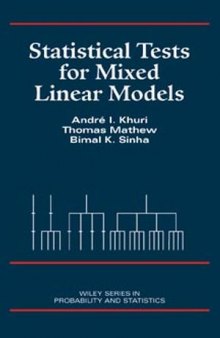 Statistical Texts for Mixed Linear Models