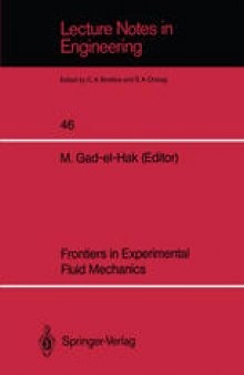 Frontiers in Experimental Fluid Mechanics