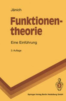 Funktionentheorie: Eine Einführung