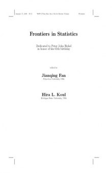 Frontiers in Statistics