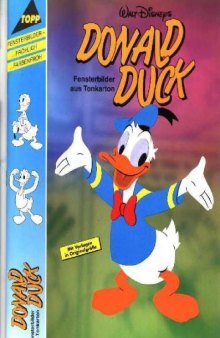 Donald Duck. Fensterbilder aus Karton