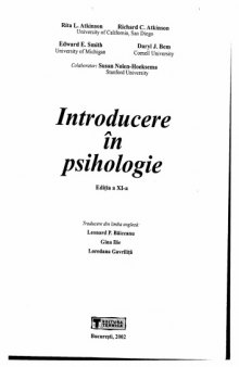 Introducere în psihologie  