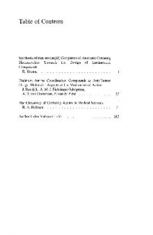 Coordination Compounds Synthesis and Medical Application