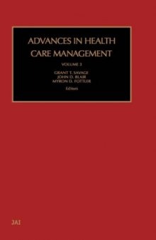 Advances in Health Care Management, Volume 3 (Advances in Health Care Management) (Advances in Health Care Management)