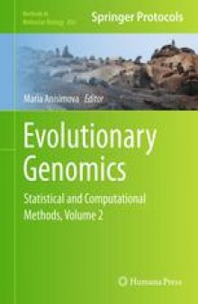 Evolutionary Genomics: Statistical and Computational Methods, Volume 2