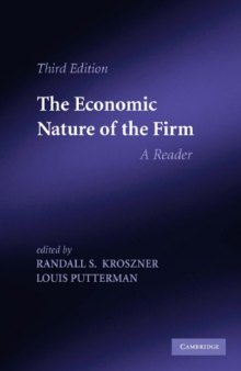 The Economic Nature of the Firm: A Reader