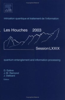 Quantum entanglement and information processing (no TOC)