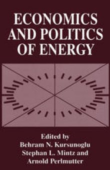 Economics and Politics of Energy