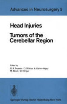 Head Injuries. Tumors of the Cerebellar Region