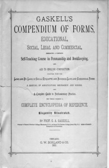 Gaskell's Compendium of Forms (the section on writing)