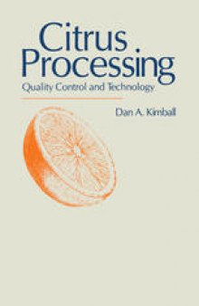 Citrus Processing: Quality Control and Technology
