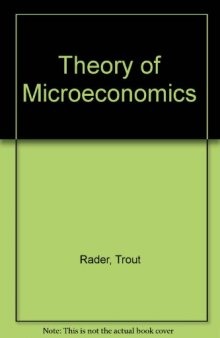 Theory of Microeconomics