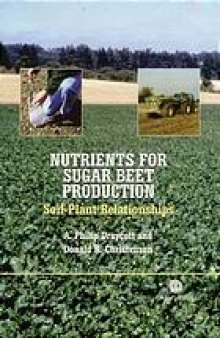 Nutrients for sugar beet production : soil-plant relationships