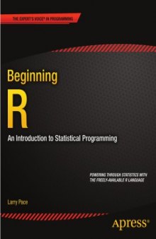 Beginning R  An Introduction to Statistical Programming