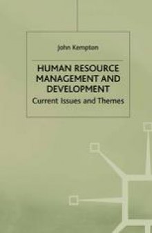 Human Resource Management and Development: Current Issues and Themes