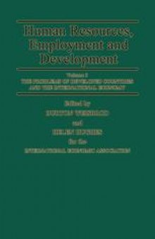 Human Resources, Employment and Development: Volume 3: The Problems of Developed Countries and the International Economy