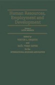Human Resources, Employment and Development: Volume 4 Latin America