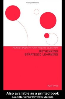 Rethinking Strategic Learning (Routledge Studies in Human Resource Development)