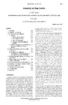 Aromaticity and Ring Currents