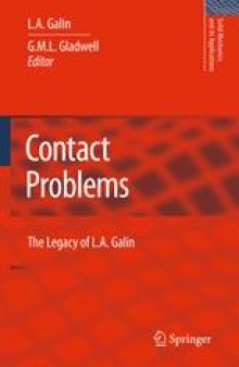 Contact Problems: The legacy of L.A. Galin