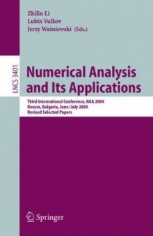 Numerical Analysis and Its Applications: Third International Conference, NAA 2004, Rousse, Bulgaria, June 29-July 3, 2004, Revised Selected Papers