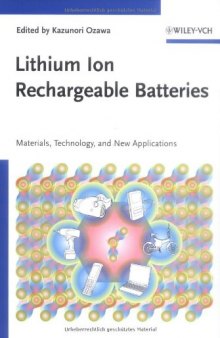 Lithium ion rechargeable batteries