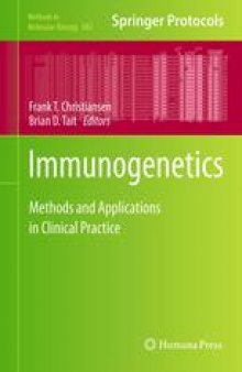 Immunogenetics: Methods and Applications in Clinical Practice