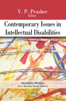 Contemporary Issues in Intellectual Disabilities (Disability Studies)