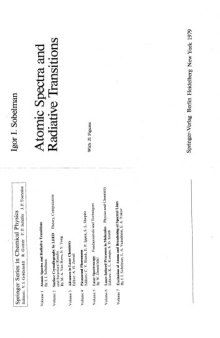 Atomic Spectra and Radiative Transitions