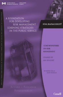 A foundation for developing risk management learning strategies in the public service