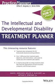 The Intellectual and Developmental Disability Treatment Planner (with DSM 5 Updates)