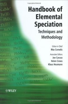 Handbook of Elemental Speciation I: Techniques and Methodology