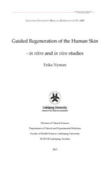 Guided Regeneration of the Human Skin : in vitro and in vivo studies