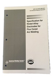 Specification for nickel-alloy electrodes for flux cored arc welding