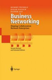 Business Networking: Shaping Collaboration Between Enterprises