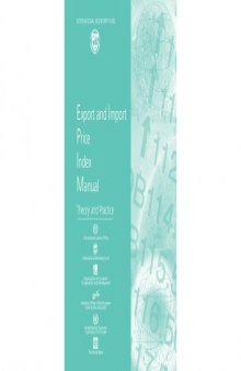 Export and Import Price Index Manual: Theory and Practice
