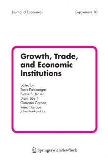 Growth, Trade and Economic Institutions 