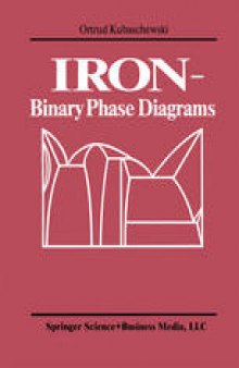 IRON—Binary Phase Diagrams