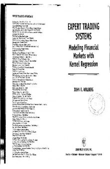 Expert Trading Systems - Modeling Financial Markets with Kernel Regression