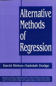 Alternative Methods of Regression  