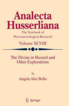 Angela Ales Bello The Divine In Husserl And Other Explorations
