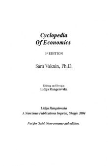 Cyclopedia of Economics