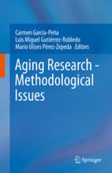 Aging Research - Methodological Issues