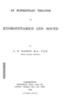 An elementary treatise on hydrodynamics and sound