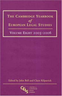 Cambridge Yearbook of European Legal Studies: 2005 - 2006 (Cambridge Yearbook of European Legal Studies)