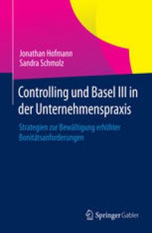 Controlling und Basel III in der Unternehmenspraxis: Strategien zur Bewältigung erhöhter Bonitätsanforderungen