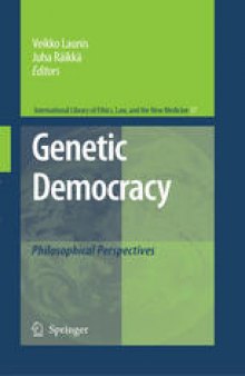 Genetic Democracy: Philosophical Perspectives