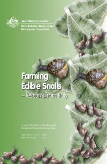 Farming edible snails: lessons from Italy : a report for the Rural Industries Research & Development Corporation  